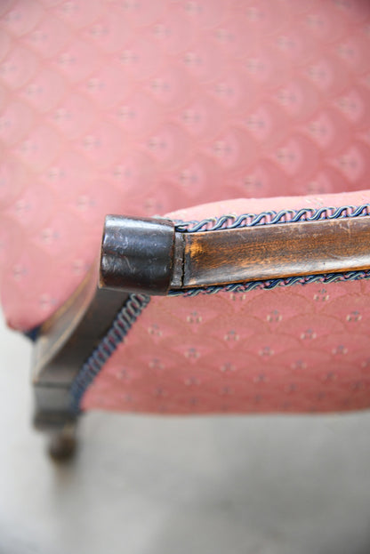 Pair Edwardian Tub Armchairs