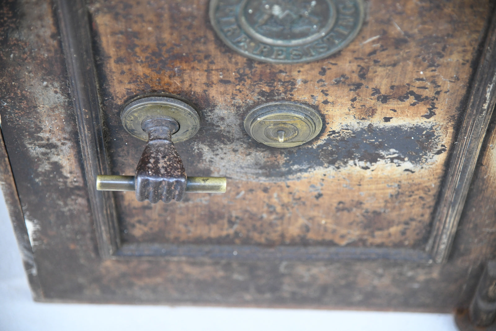 Antique Metal Safe