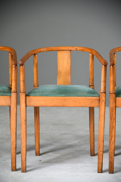 4 Mid Century Bentwood Dining Chairs