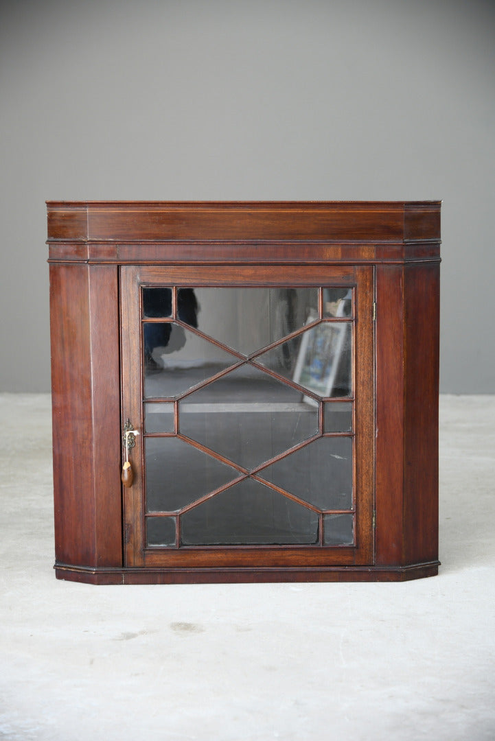 Small Astragal Glazed Wall Cupboard