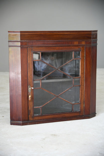 Small Astragal Glazed Wall Cupboard