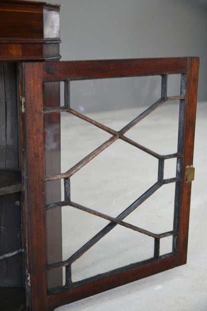 Small Astragal Glazed Wall Cupboard