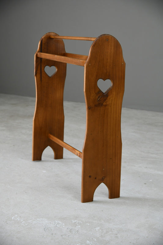 Satin Walnut Towel Rail