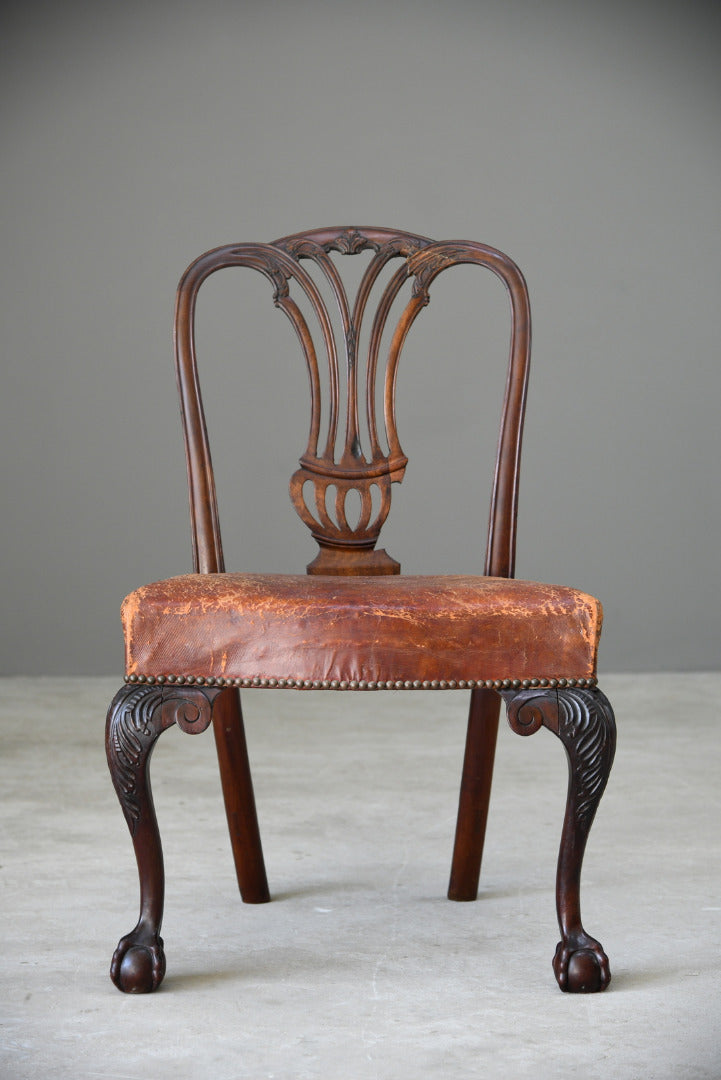 Single Georgian Mahogany Dining Chair