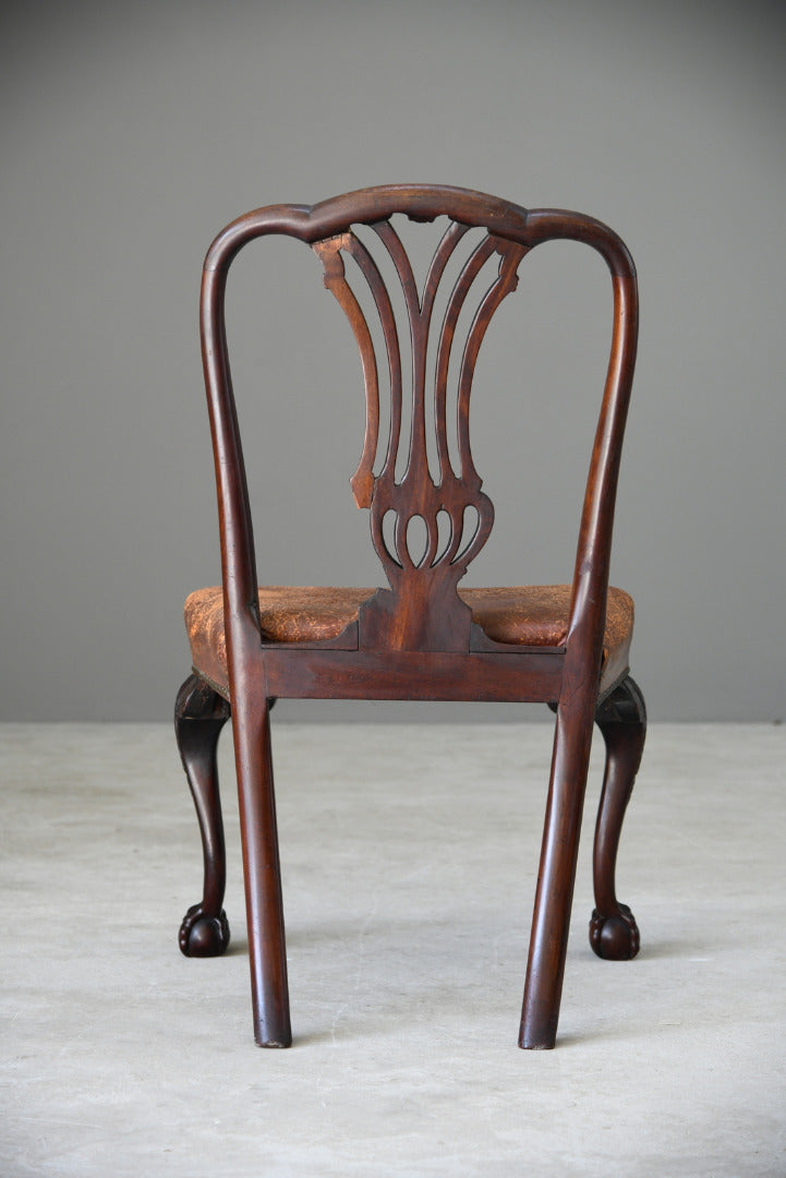 Single Georgian Mahogany Dining Chair