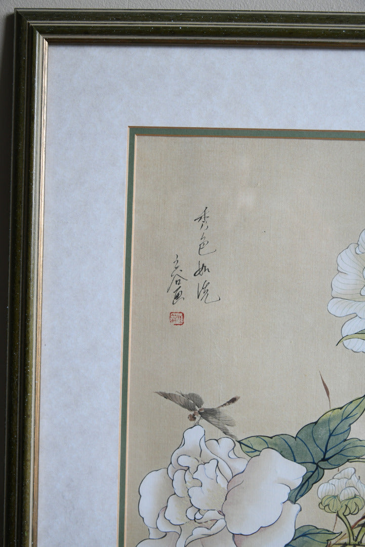 3 x Chinese Botanical Watercolours