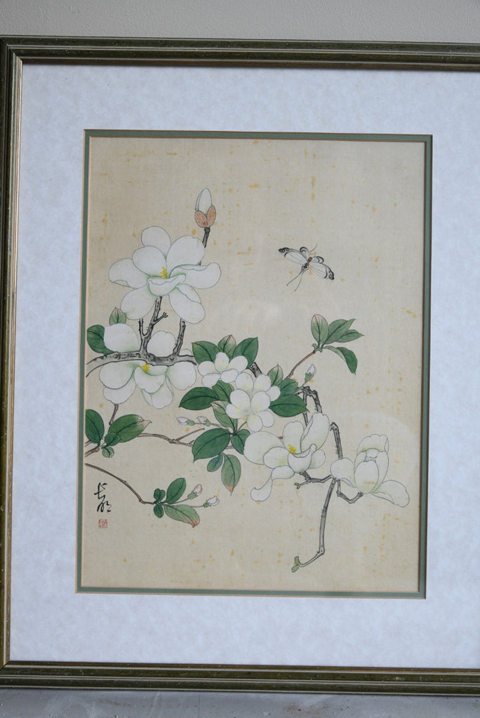 3 x Chinese Botanical Watercolours