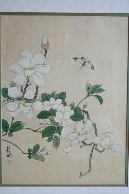 3 x Chinese Botanical Watercolours