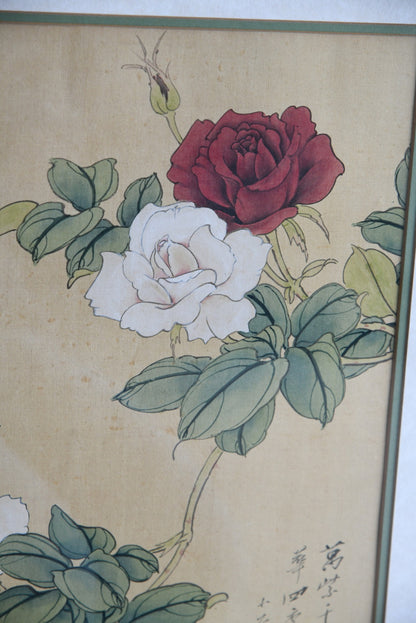 3 x Chinese Botanical Watercolours