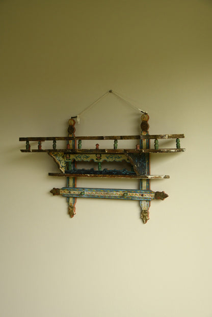 Painted Folk Eastern European Small Wall Shelves