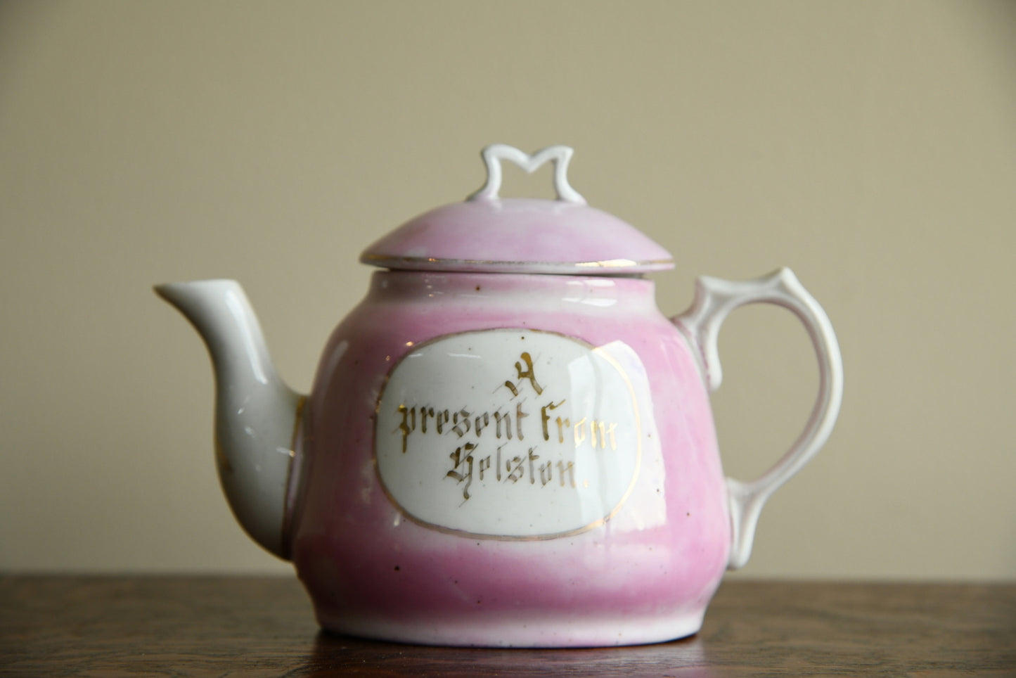 Cornish Souvenir China - A present from Helston Teapot