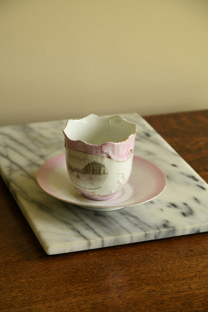 Vintage Souvenir China - The Promenade Penzance Cup Saucer