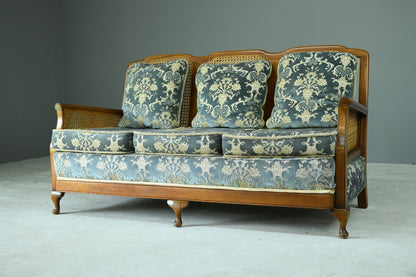 Vintage Bergere Cane Sofa