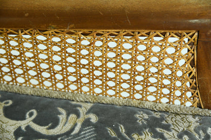 Vintage Bergere Cane Sofa