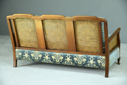 Vintage Bergere Cane Sofa