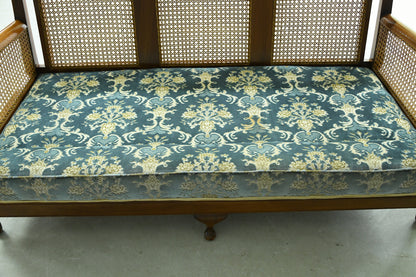 Vintage Bergere Cane Sofa