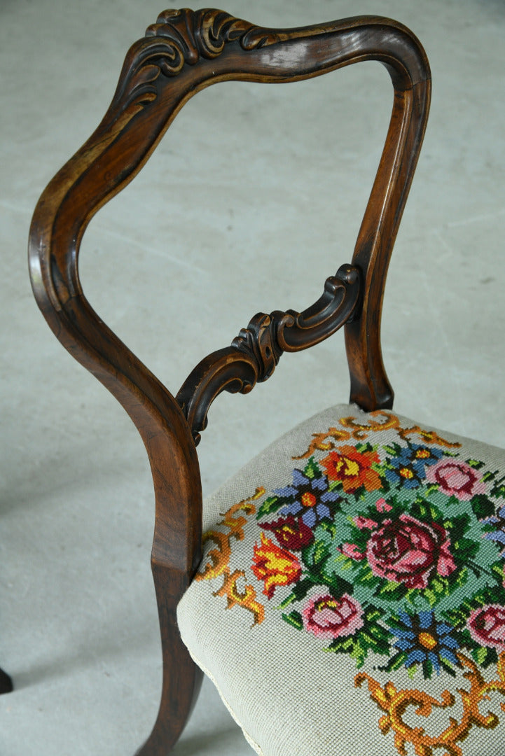 Pair Rosewood Dining Chairs