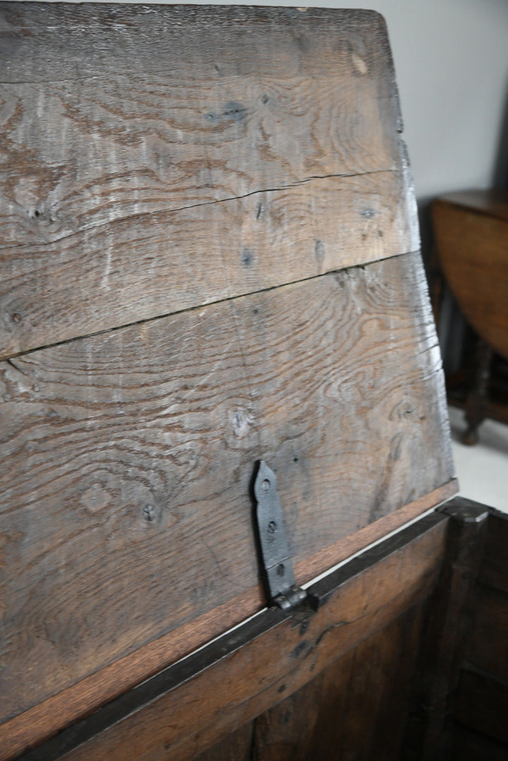 Early 18th Century Oak Mule Chest