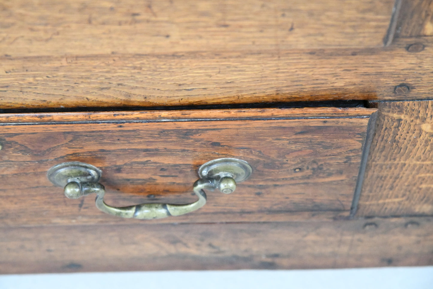 Early 18th Century Oak Mule Chest