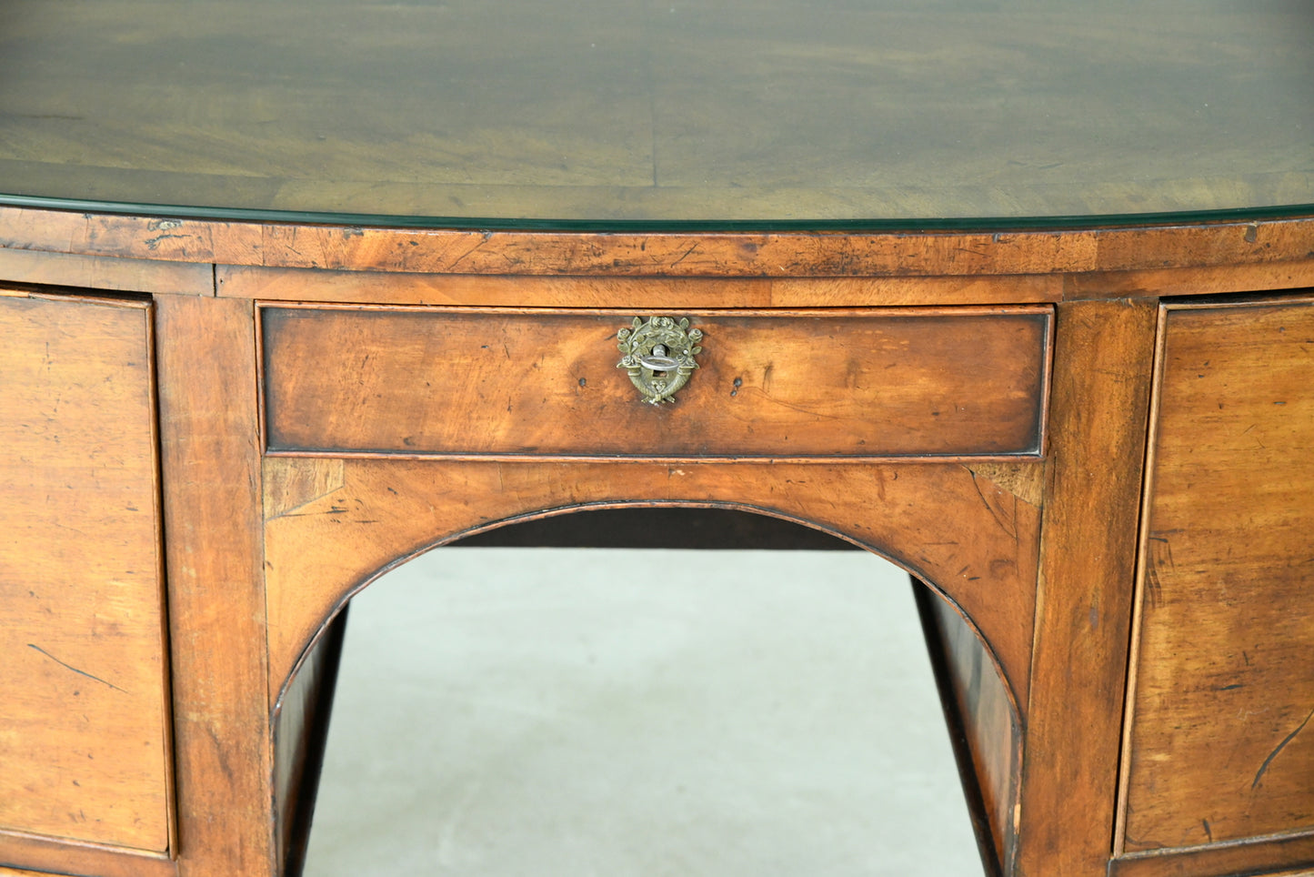 Antique Bow Front Sideboard