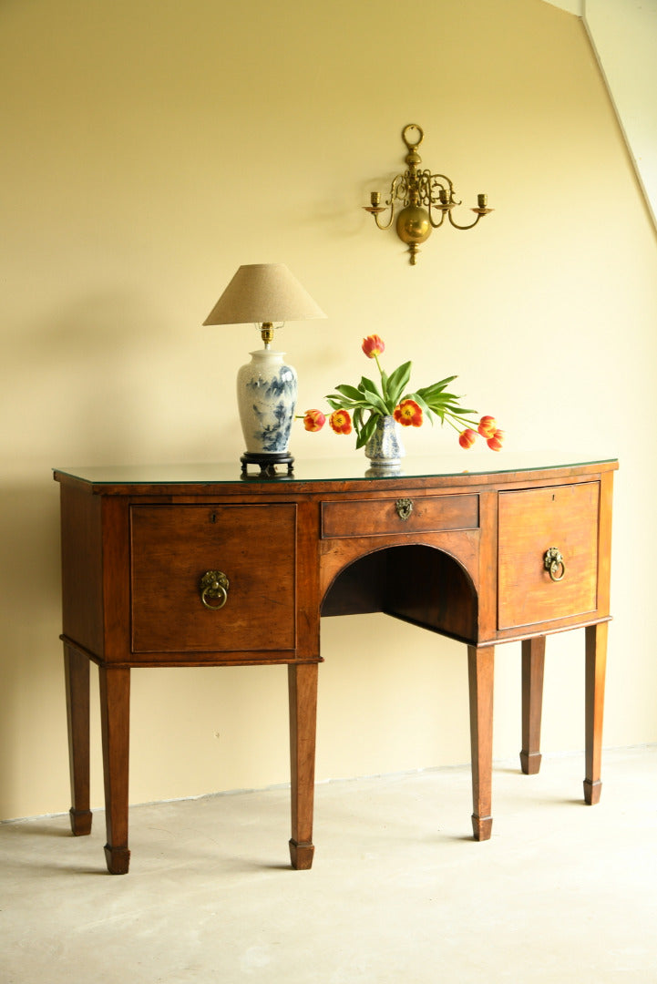 Antique Bow Front Sideboard