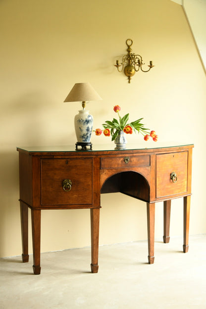 Antique Bow Front Sideboard