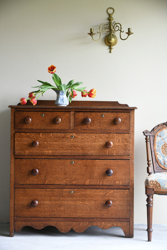 Antique Oak Chest of Drawers