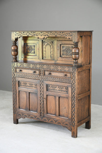 Dwarf Oak Court Cupboard