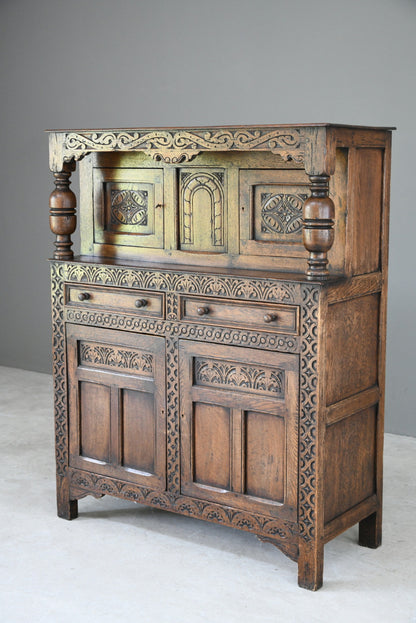 Dwarf Oak Court Cupboard