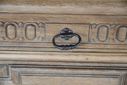 Large Continental Oak Dresser