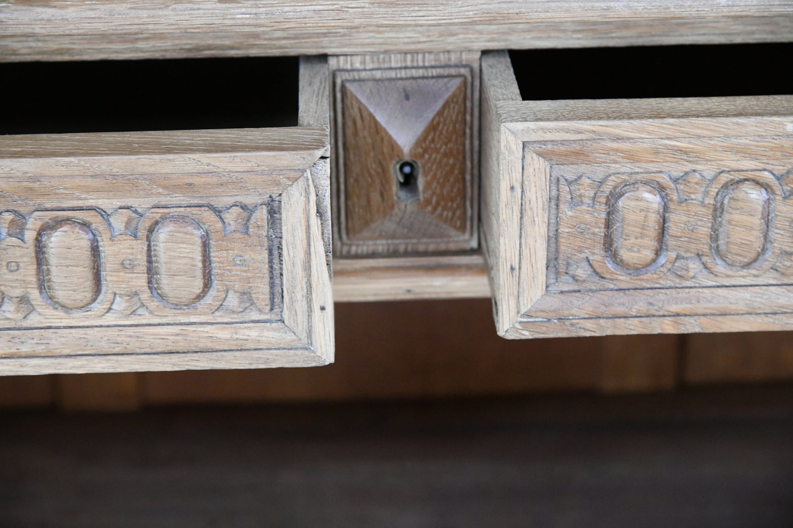 Large Continental Oak Dresser