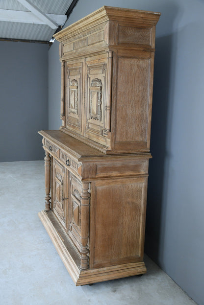 Large Continental Oak Dresser