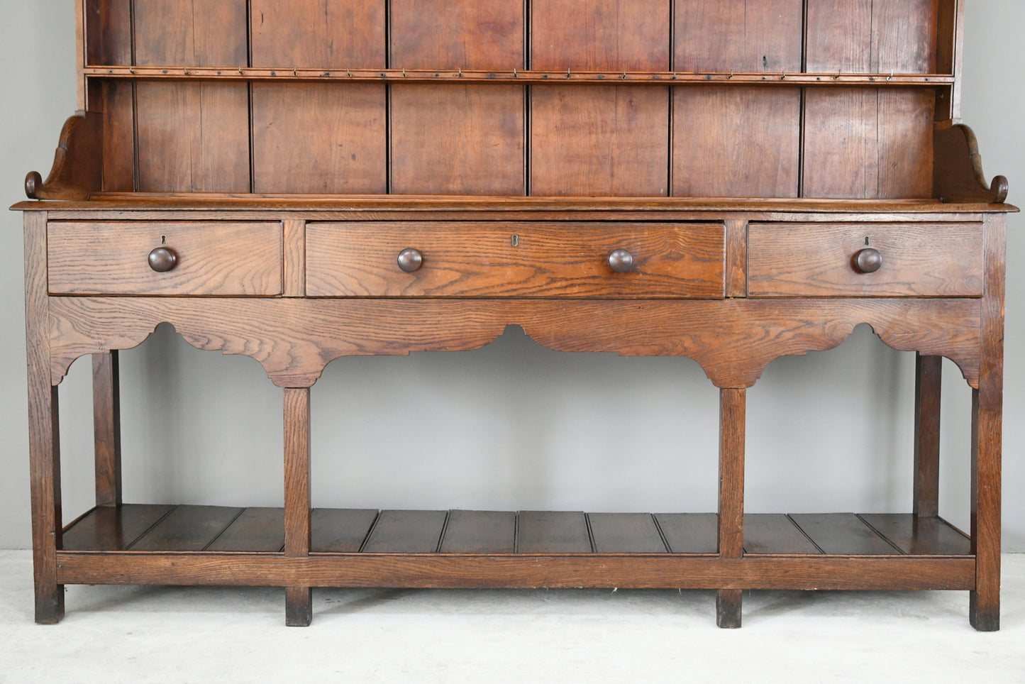 Antique Oak & Pine Country Kitchen Dresser