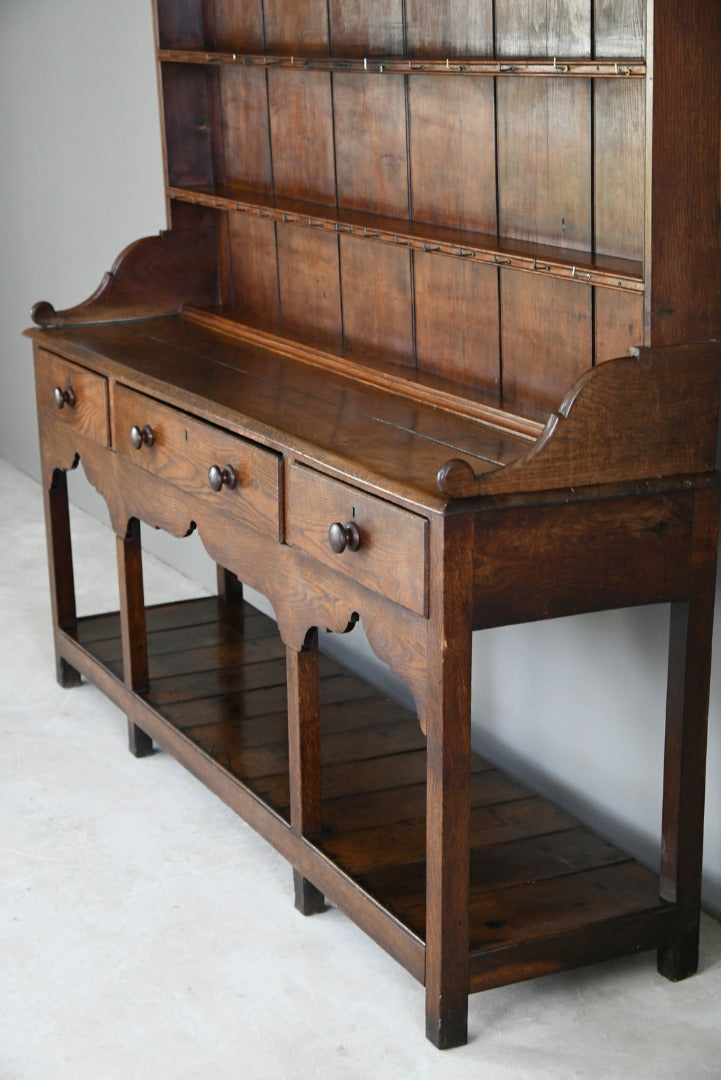 Antique Oak & Pine Country Kitchen Dresser