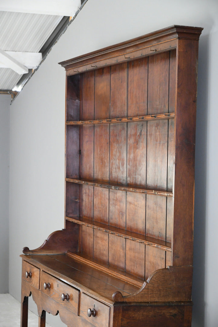 Antique Oak & Pine Country Kitchen Dresser