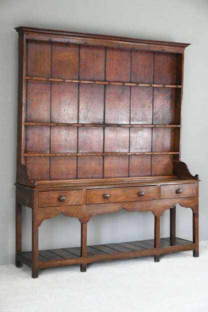 Antique Oak & Pine Country Kitchen Dresser