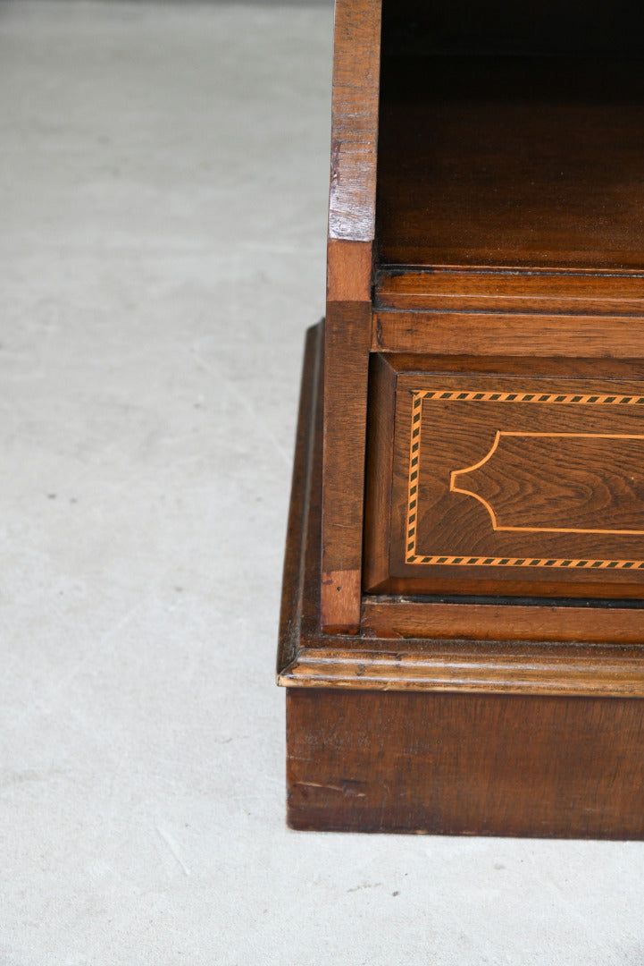 Mahogany Waterfall Freestanding Bookcase