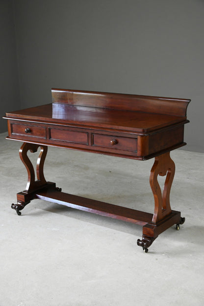 Victorian Mahogany Stained Pine Side Table