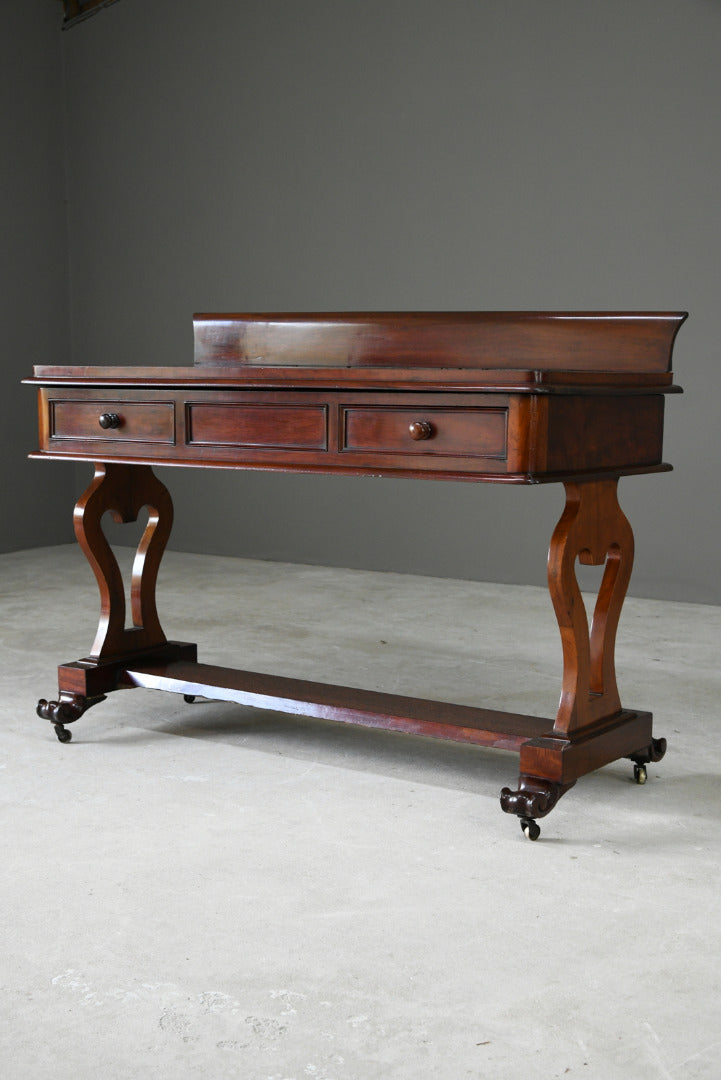 Victorian Mahogany Stained Pine Side Table