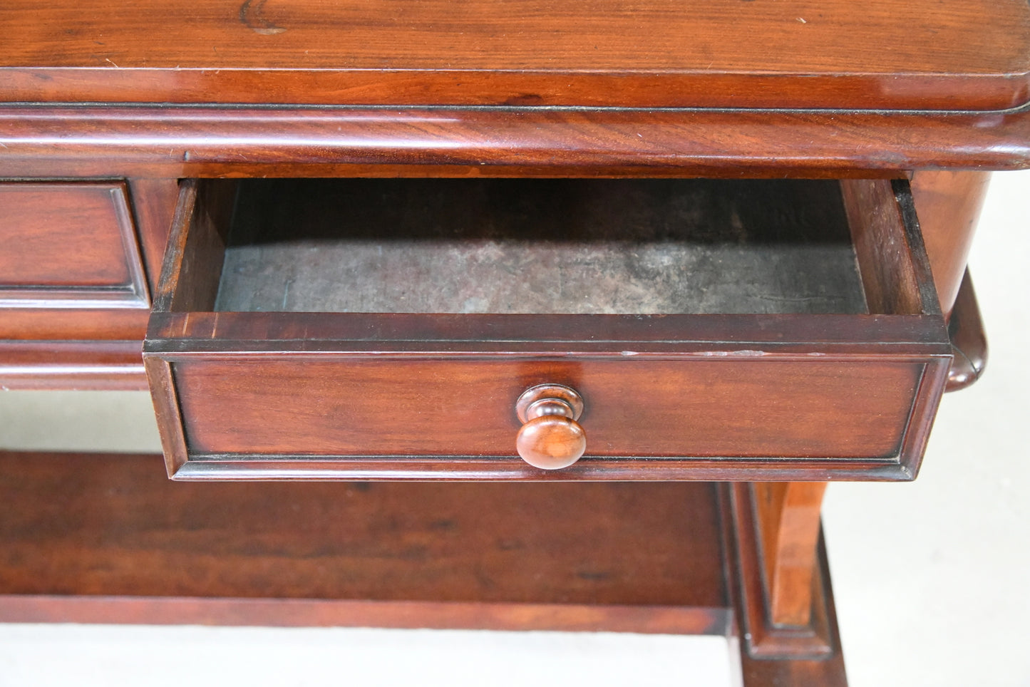 Victorian Mahogany Stained Pine Side Table