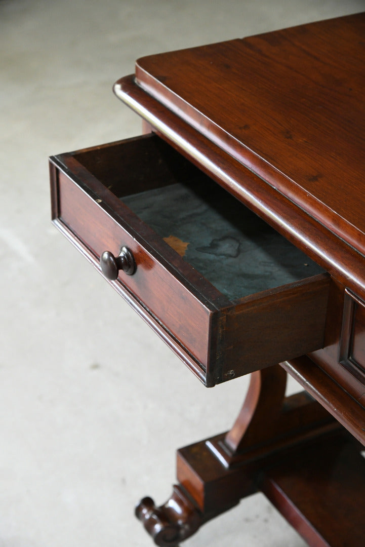 Victorian Mahogany Stained Pine Side Table