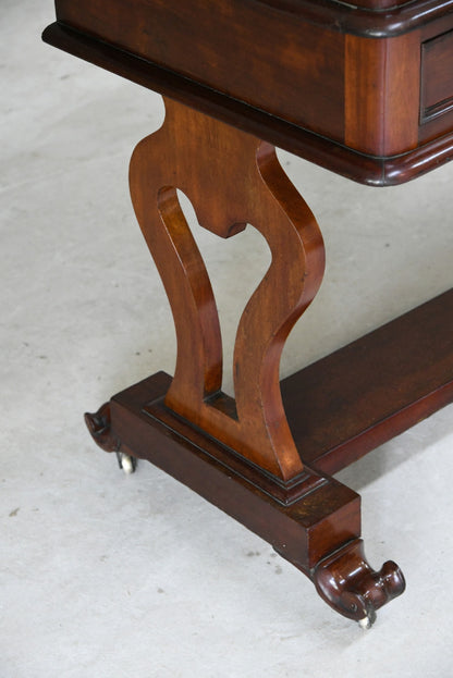 Victorian Mahogany Stained Pine Side Table