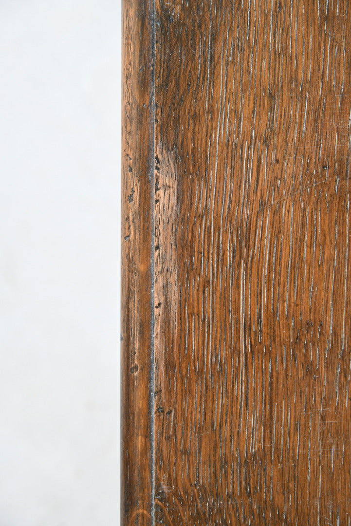 Pair 17th Century Style Oak Side Tables