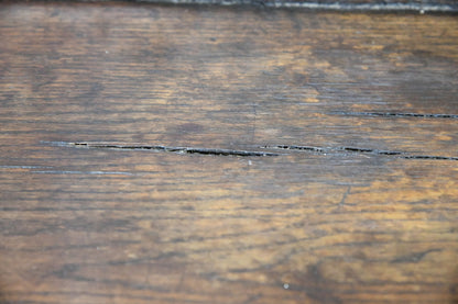 Antique Carved Oak Bench