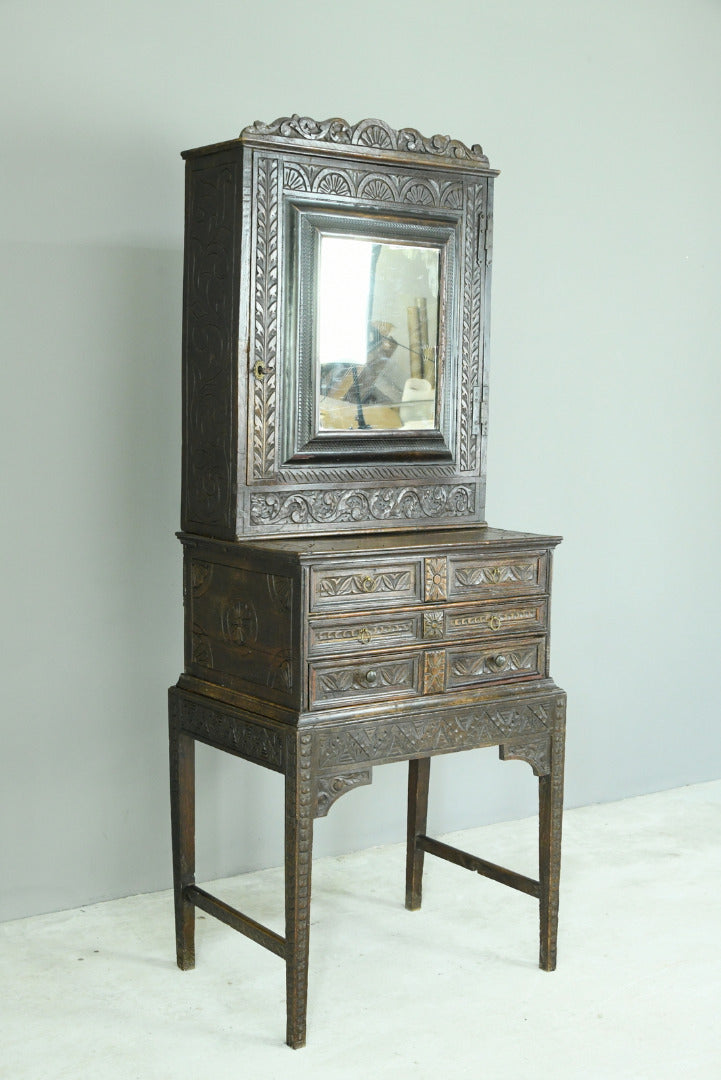 Carved Oak Cabinet