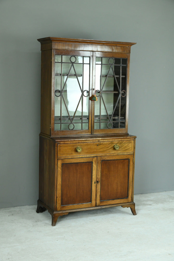 Antique Mahogany Glazed Cabinet