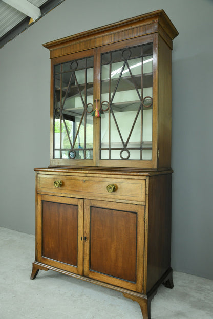 Antique Mahogany Glazed Cabinet