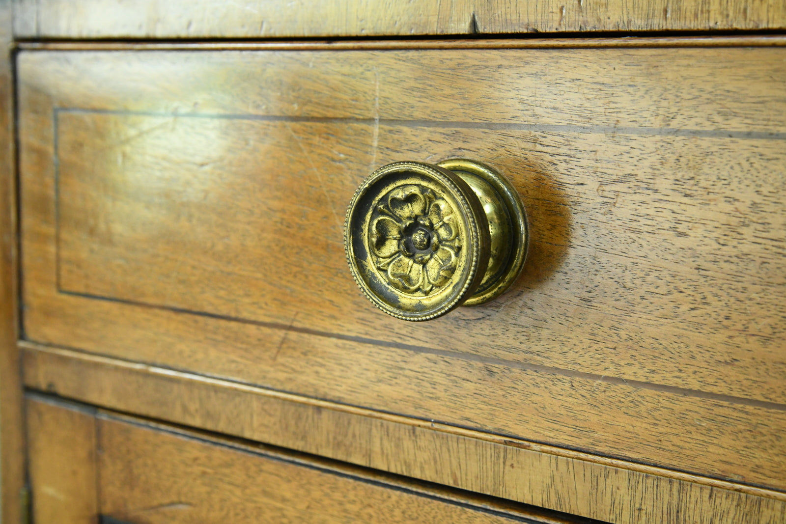 Antique Mahogany Glazed Cabinet