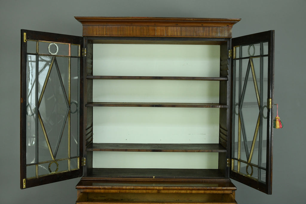 Antique Mahogany Glazed Cabinet