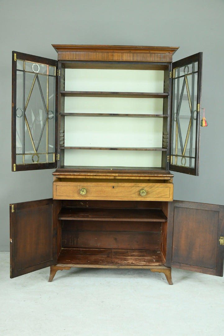 Antique Mahogany Glazed Cabinet